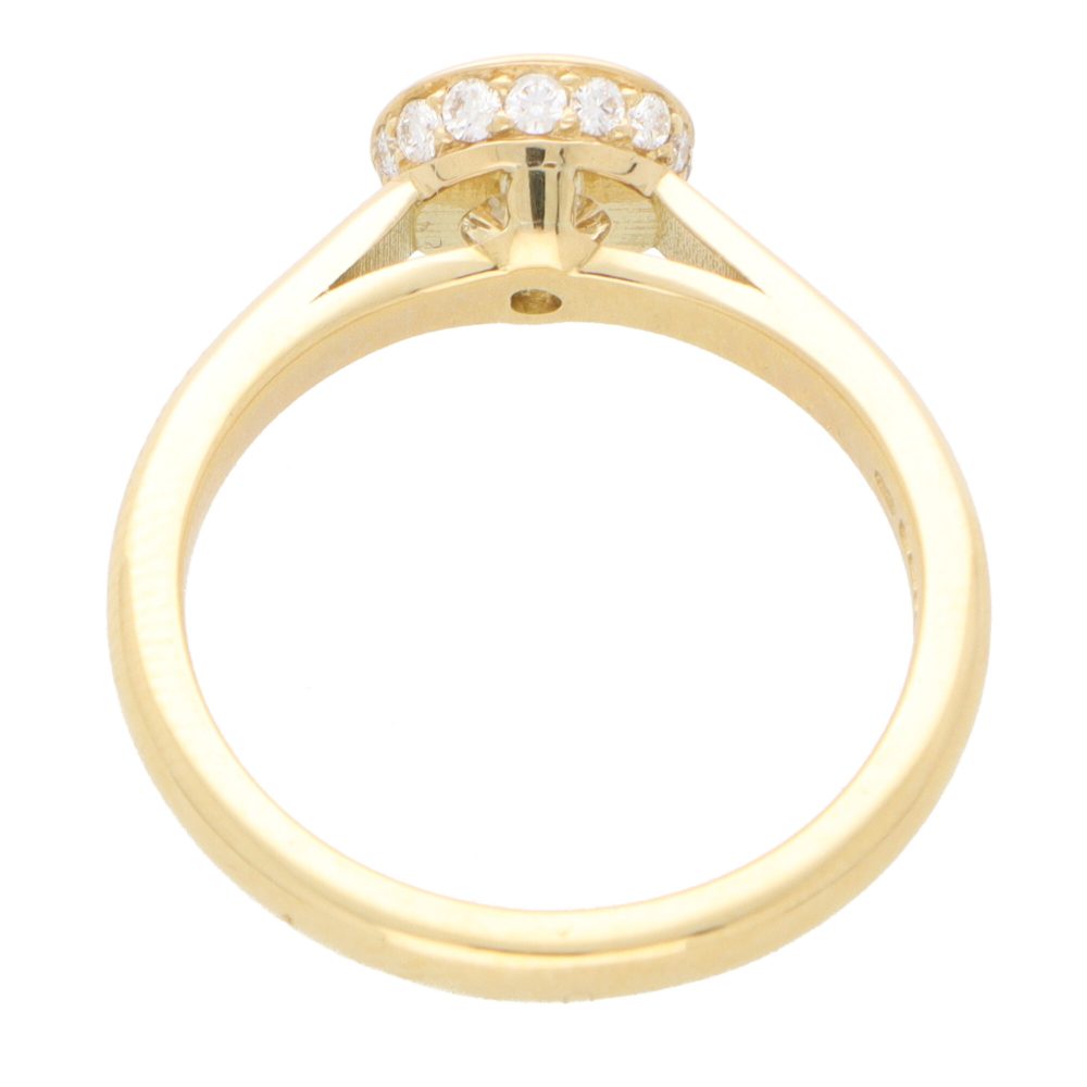 1.38ct Bezel Set Diamond Solitaire Engagement Ring in 18ct Yellow Gold