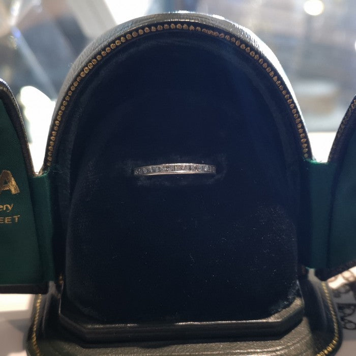 French Cut Diamond Platinum Eternity Ring