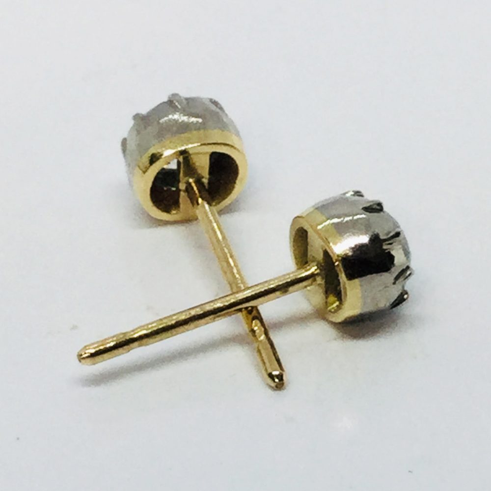 Old Cut Diamond Ear Studs