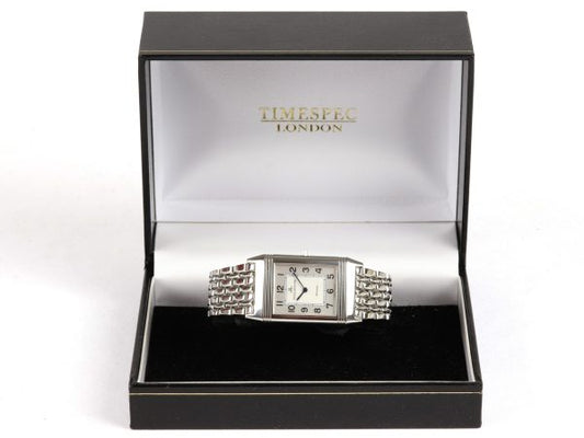 Jaeger-LeCoultre Reverso Classique Stainless Steel Medium Size Gents Watch