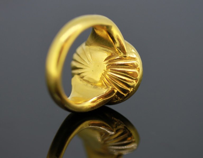 Antique Georgian 18ct Yellow Gold French Seal Ring