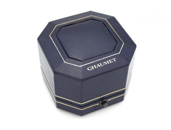 Vintage Chaumet 18ct Gold Blue Sapphire Ring