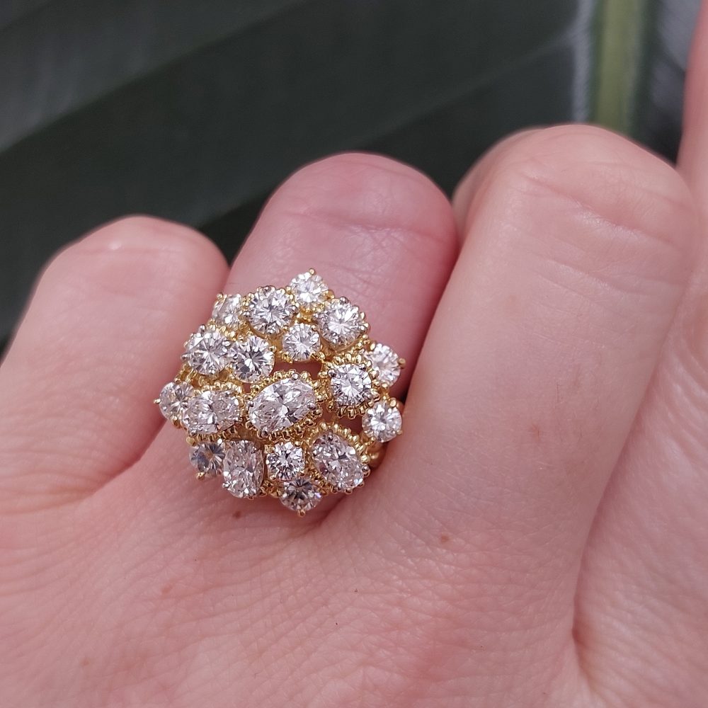 Oscar Heyman Vintage Diamond Dress Ring