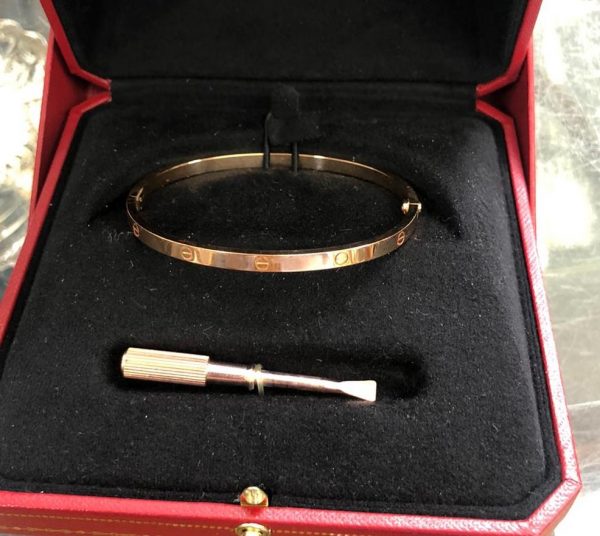 Cartier Love bangle, in 18ct yellow gold