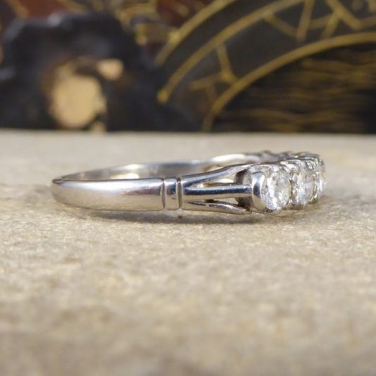 Vintage Seven Stone Diamond Ring