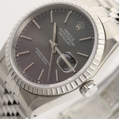 Gents Rolex Datejust Tapestry Dial Wristwatch