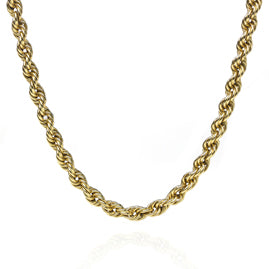 Rope Twist 18ct Gold Chain Necklace