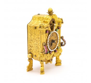 Antique Georgian Gold Carriage Clock