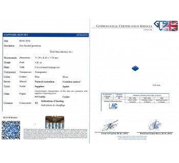 Sapphire and Diamond Ring