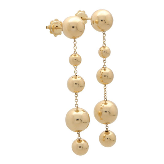 Tiffany and Co 18ct Yellow Gold Ball Drop Earrings