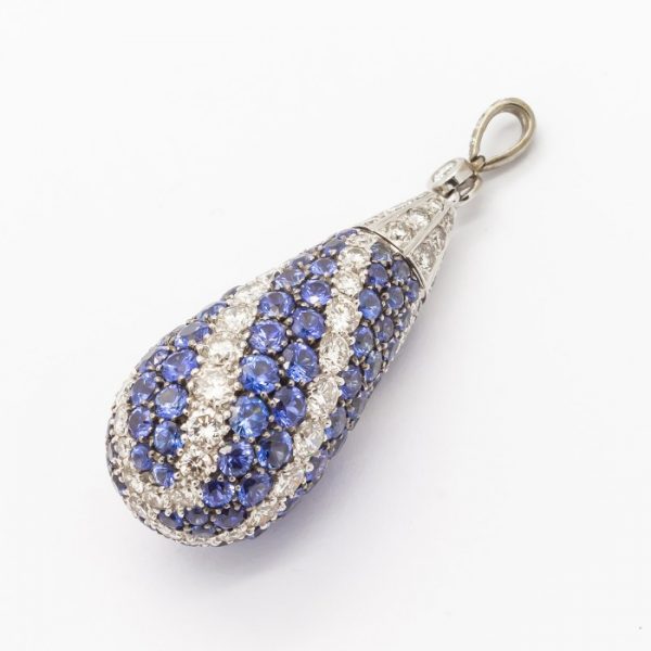 Sapphire & Diamond Pendant