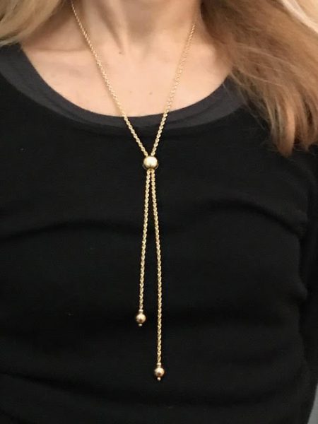 Rope Twist 18ct Gold Chain With Slider