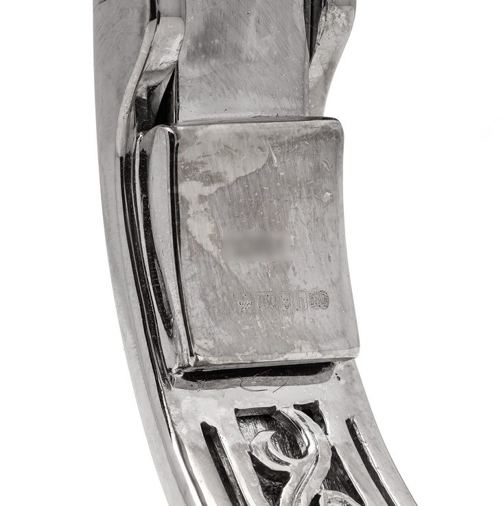 Stephen Webster Crystal Haze Quartz and Diamond Bangle Bracelet