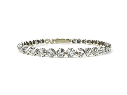 Antique Victorian Diamond Line Bracelet