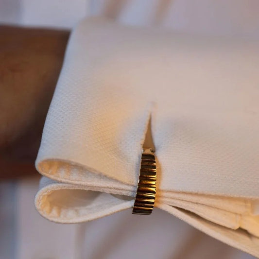 Van Cleef and Arpels 18ct Gold Stirrup Cufflinks