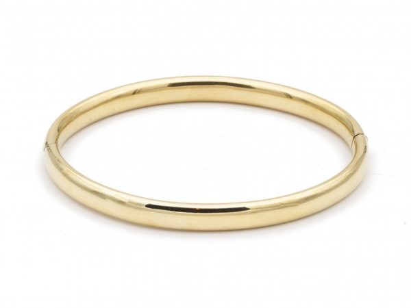 Vintage 14ct Yellow Gold Bangle Bracelet