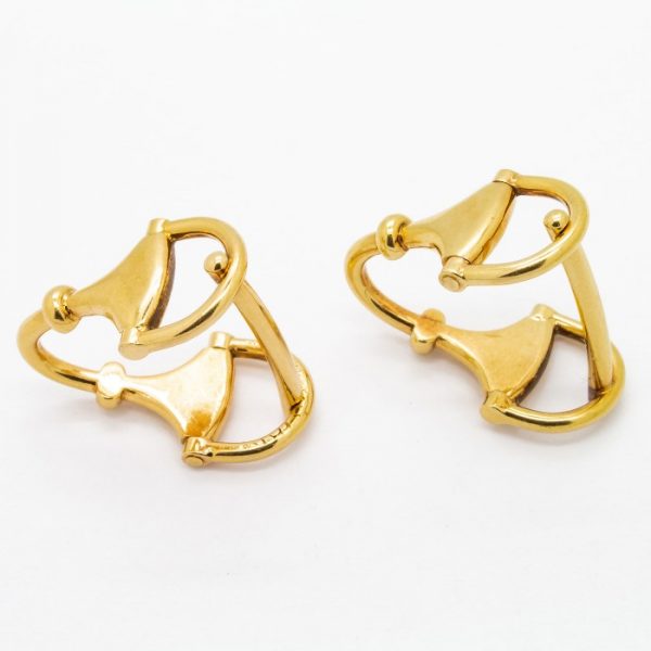 Vintage Gucci Gold Cufflinks
