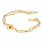 Vintage Mauboussin Ruby and Diamond Bracelet
