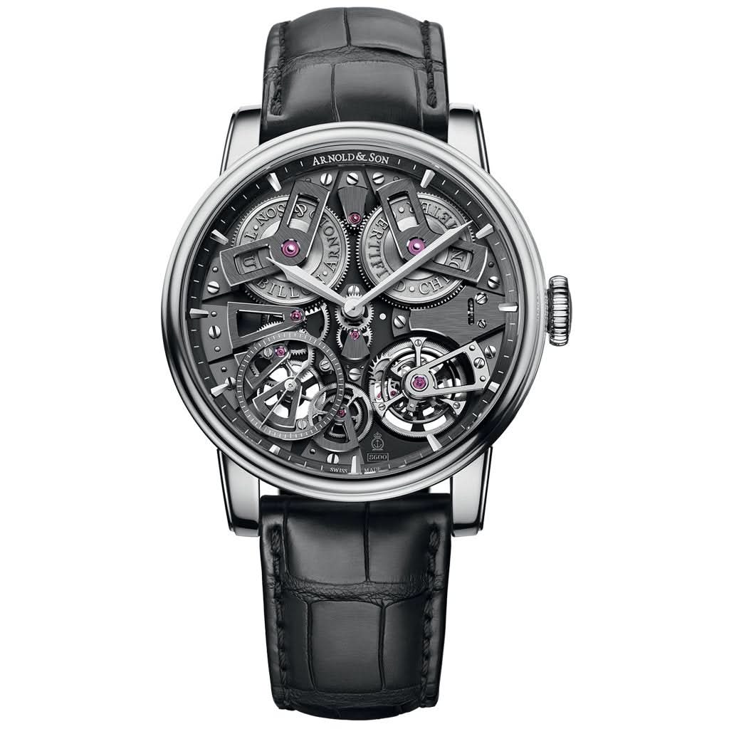 Arnold & Son Luxury Watches Arnold & Son Tourbillon Chronometer No. 36 Steel Watch