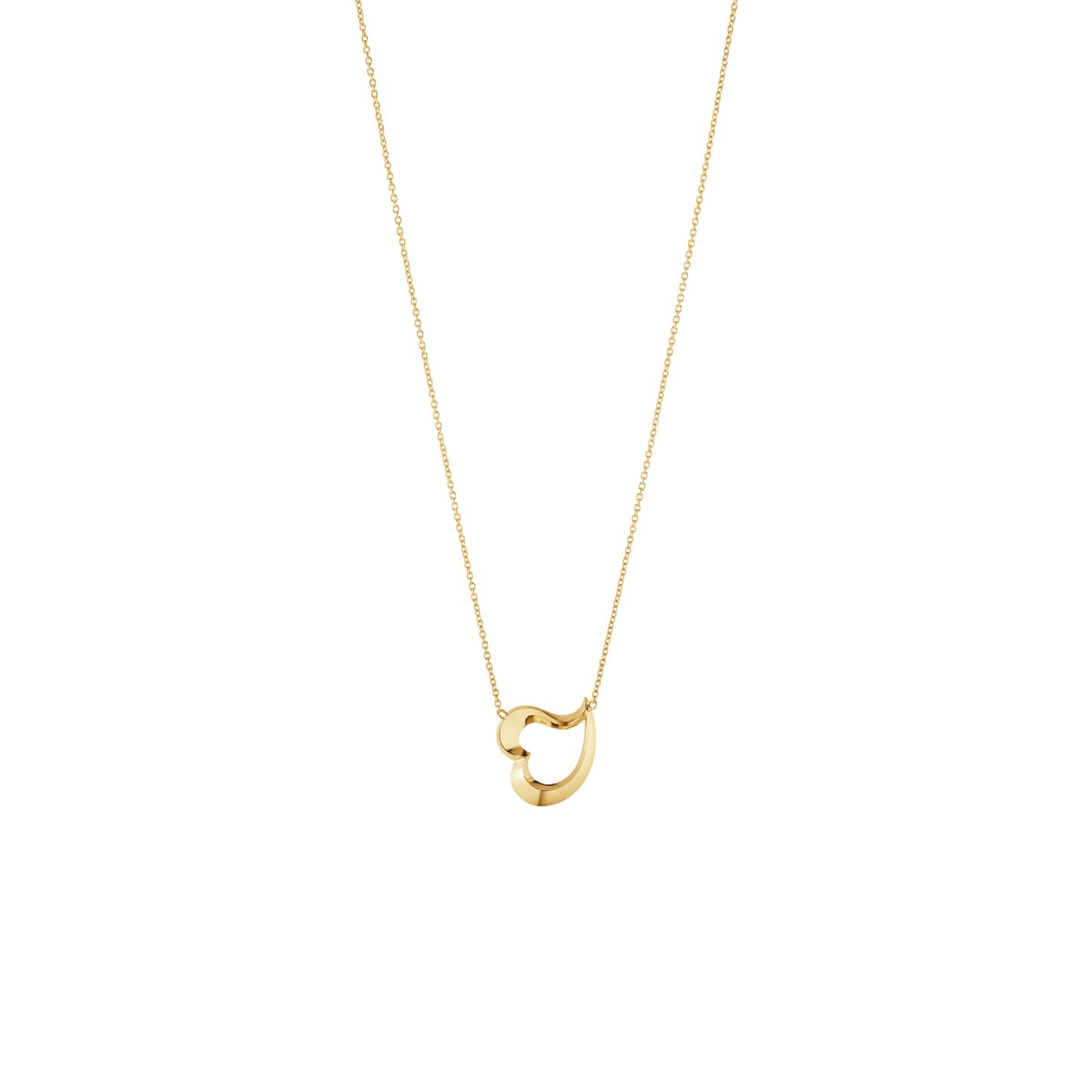 Georg Jensen 18 Carat Yellow Gold Heart Pendant (20001068)