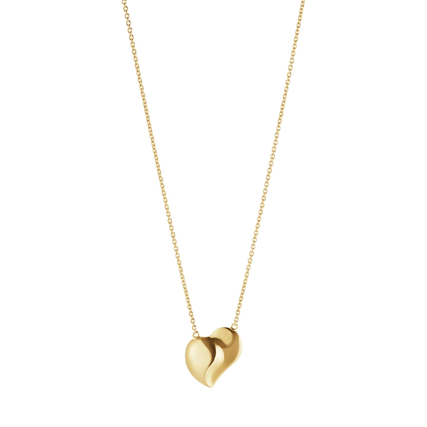 Georg Jensen 18ct Yellow Gold Heart Pendant (20001295)