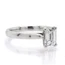 Platinum Solitaire 1.09 Carat Diamond Engagement Ring