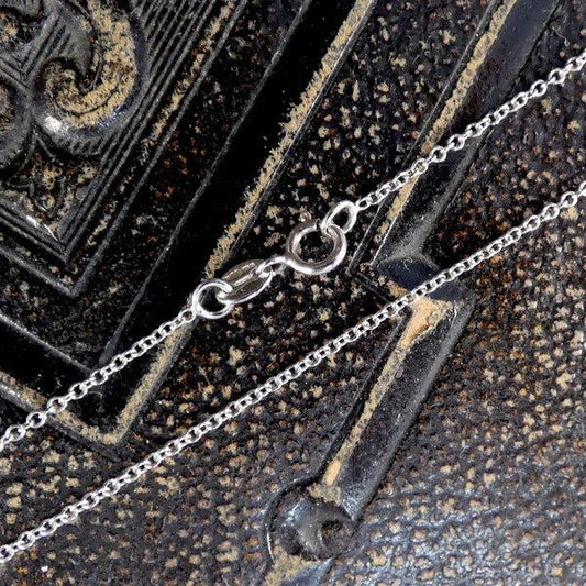 Diamond Bezel Set Pendant Necklace In 9 Carat White Gold