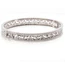 Diamond Hinged Bangle In 18 Carat White Gold