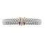 FOPE 18 Carat White Gold Panorama Bracelet With Rose Gold Diamond-Set Rondel