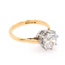 1.92 Carat Diamond Ring In 18 Carat Yellow Gold
