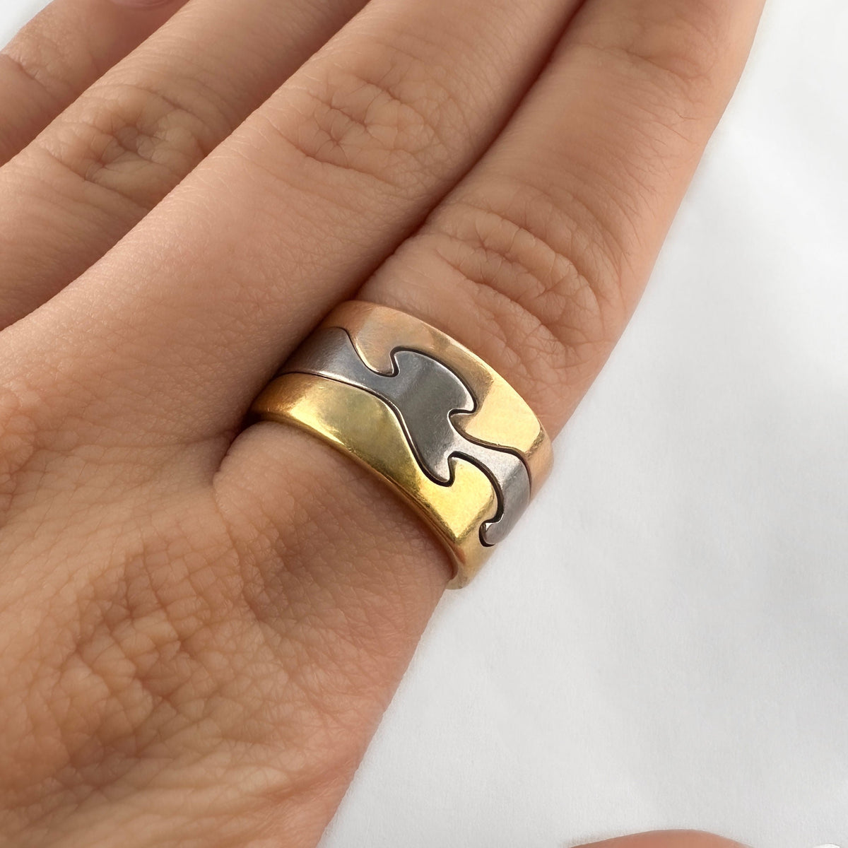 Georg Jensen Fusion Three Ring Stack by Nina Koppel