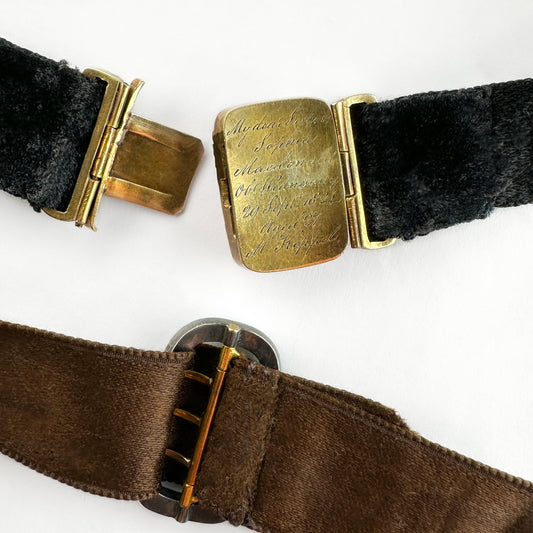 Antique Lady Sophia Keppel Memorial Choker Necklace, Circa 1797-1824
