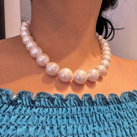 Vintage South Sea Pearl Single Strand Pearl Necklace