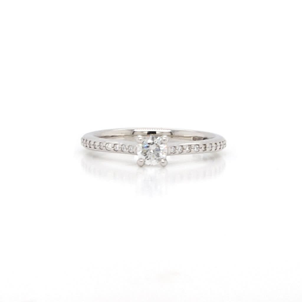 Jewellery Rosina®A Platinum Single-Stone Diamond Ring