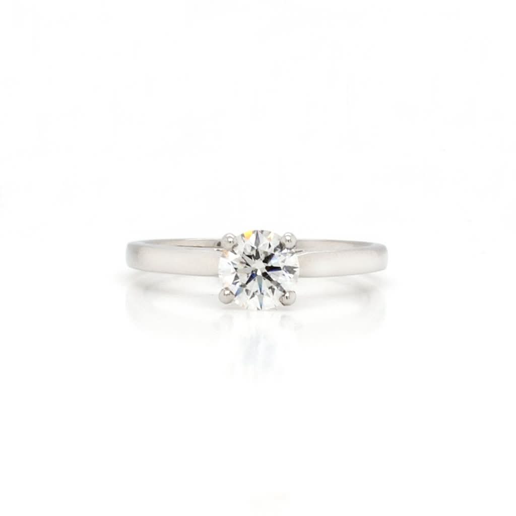 Jewellery Rosina® A Platium Single-Stone Diamond Ring