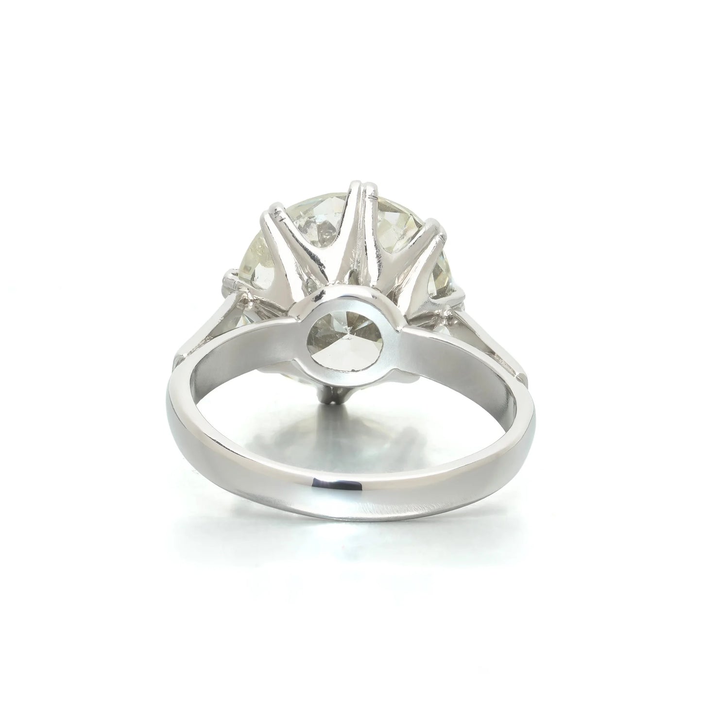 Platinum 6.90 ct Diamond Solitaire Engagement Ring