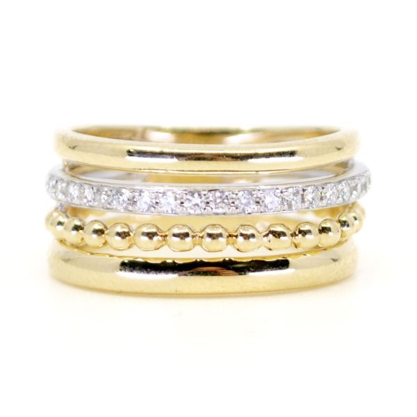 Diamond Set Gold Eternity Ring