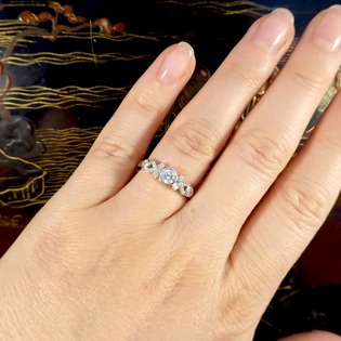 0.43ct Diamond Hugs and Kisses Ring