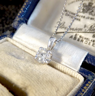 0.50ct Diamond Solitaire Pendant Necklace