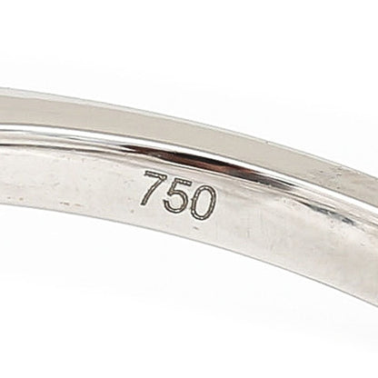 0.51ct Emerald and Diamond Navette Cluster Engagement Ring