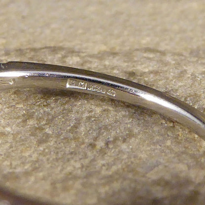 0.55ct Marquise Cut Diamond Solitaire Ring with Diamond Shoulders