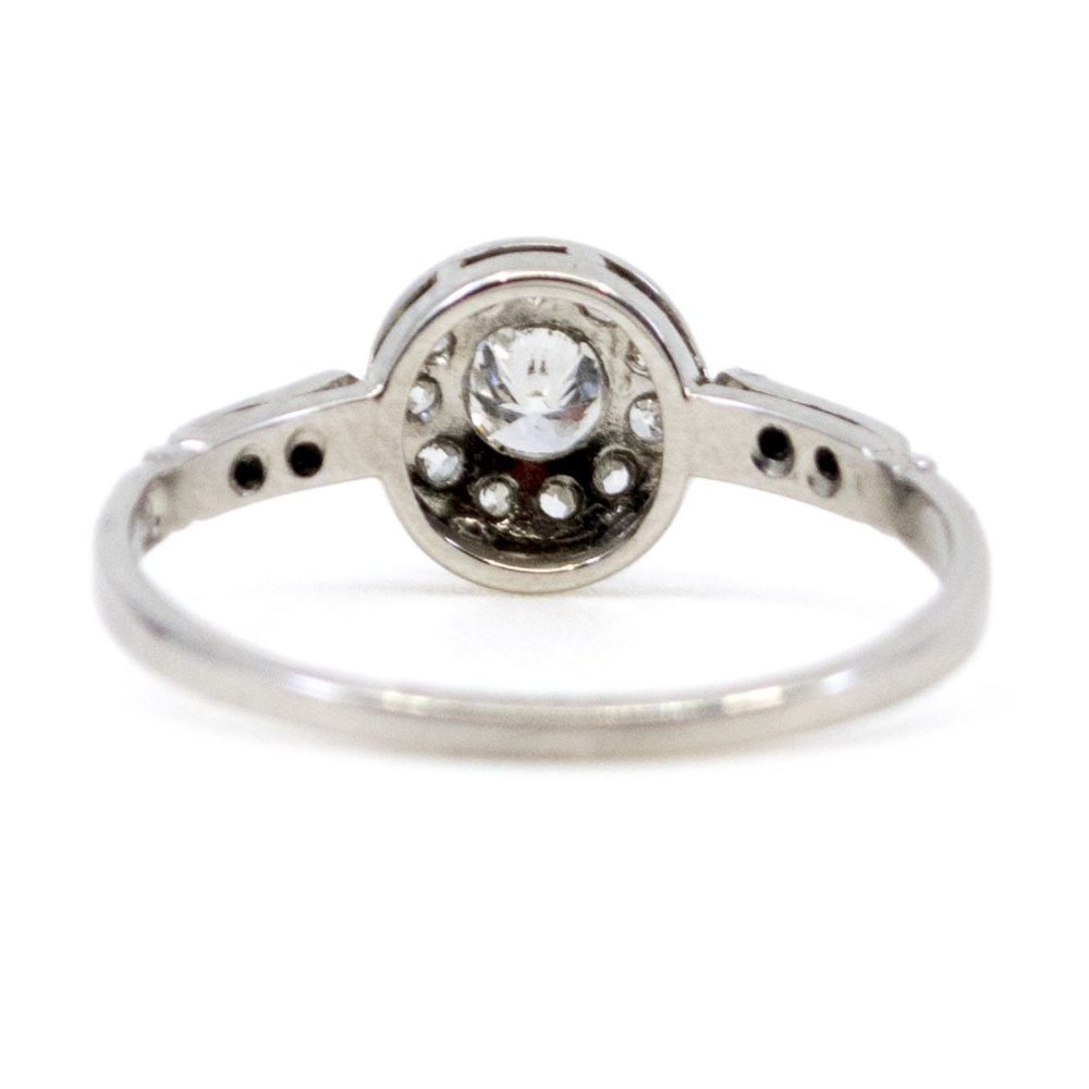 Vintage Diamond Halo Ring