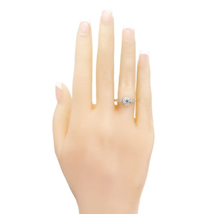 Vintage Diamond Halo Ring