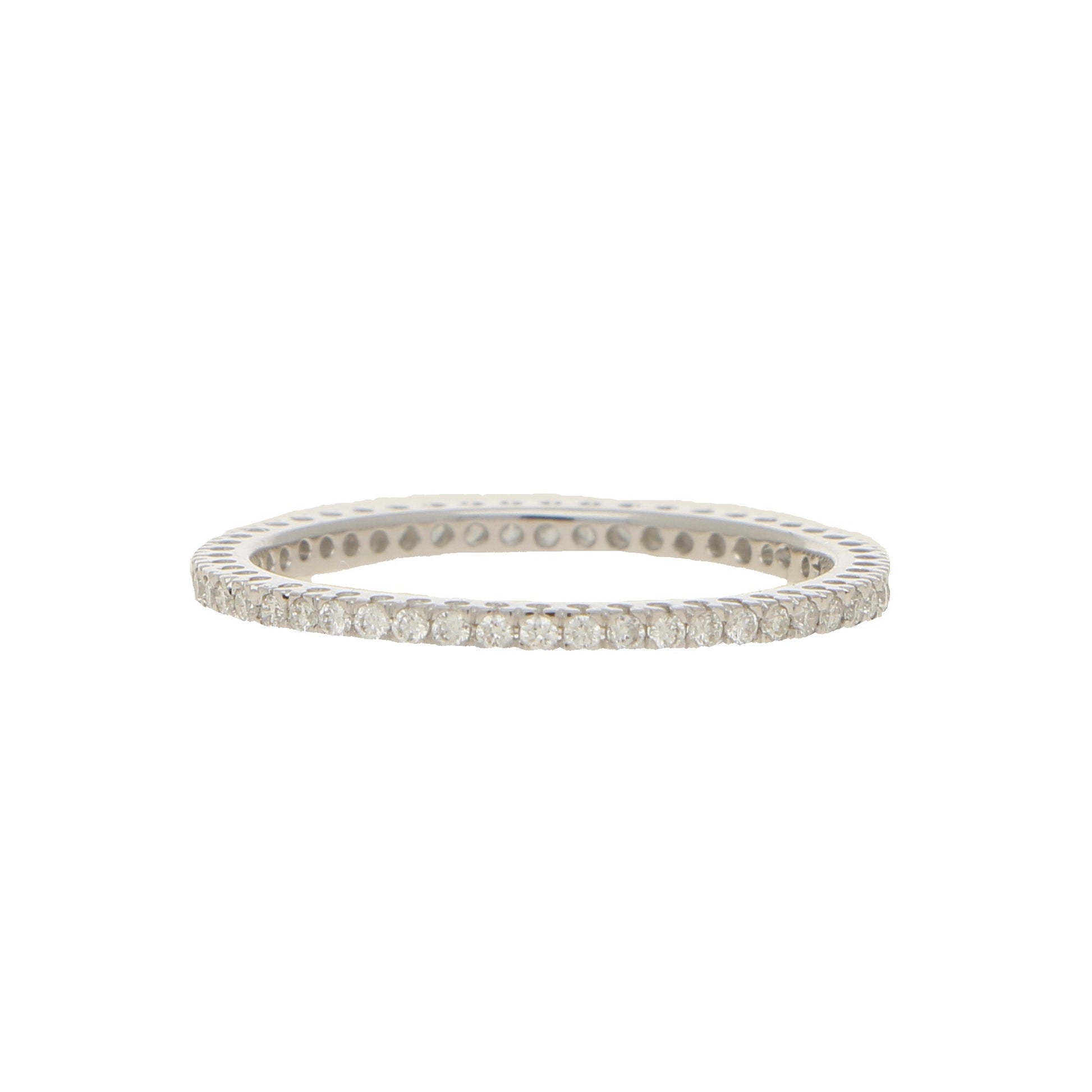 18 Carat White Gold 0.30 Full Eternity Ring