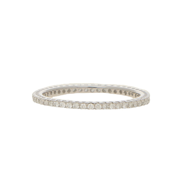 18 Carat White Gold 0.30 Full Eternity Ring