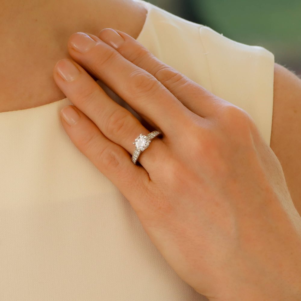 2.08ct Solitaire Diamond Engagement Ring, GIA Certified