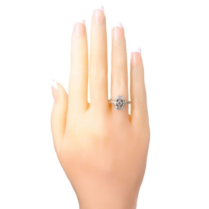 Antique Art Deco Diamond Platinum Ring