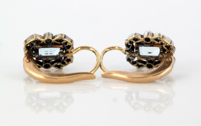 Antique Belle Époque Aquamarine and Diamond Suite