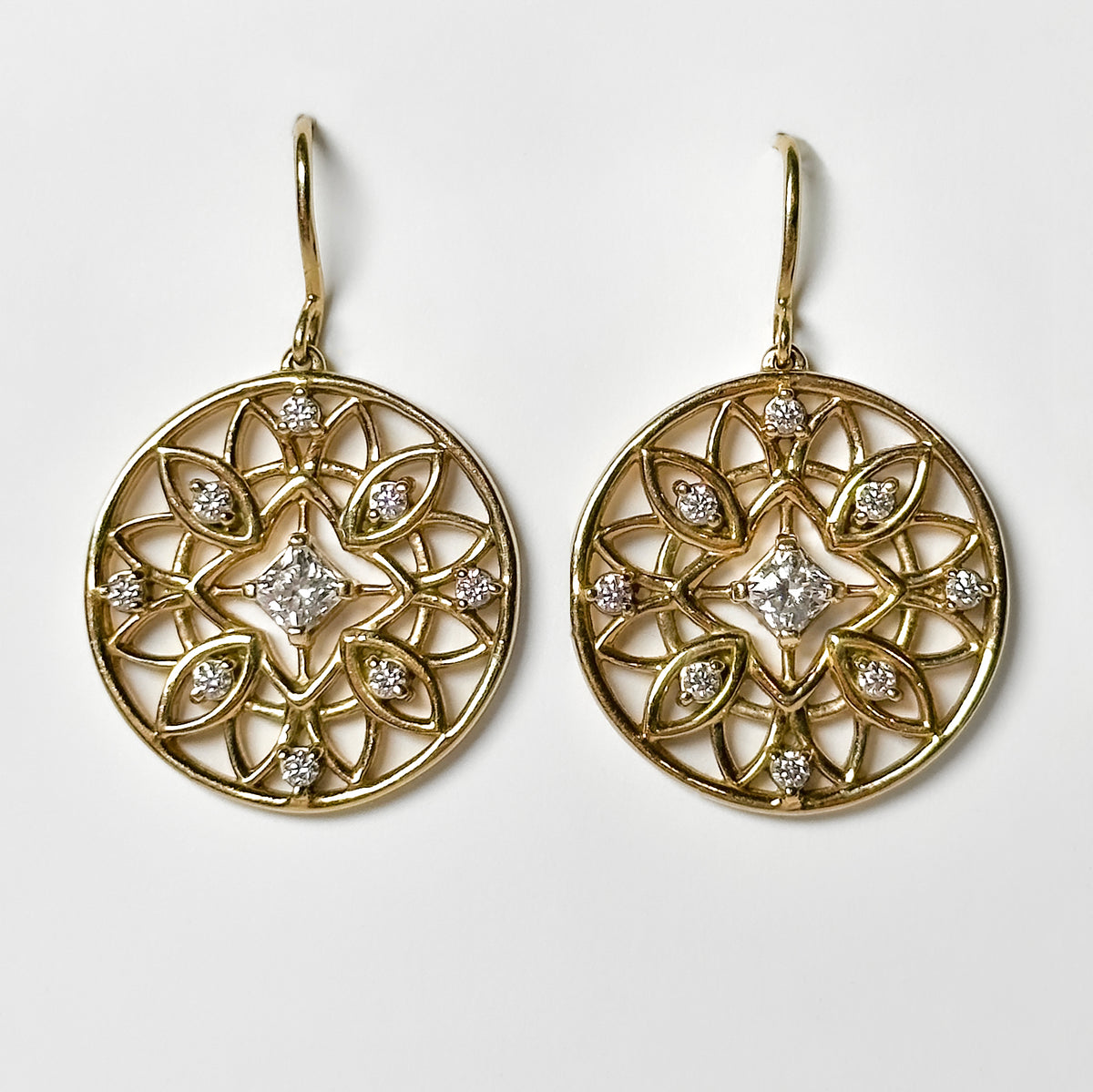 Heart on Fire HOF Drop Earrings