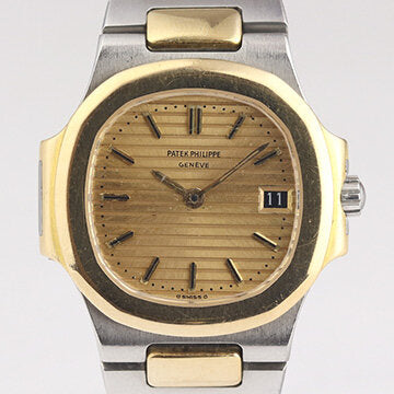 Patek Philippe Ladies 4700 Nautilus 27mm Steel and Gold Quartz Watch